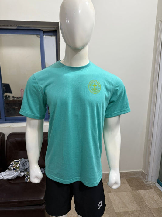 “Faith, Family, Fishing" Comfort Tee Teal