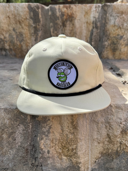 Rhodes cream/black patch