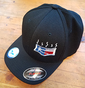 Black Flexfit Logo Hat